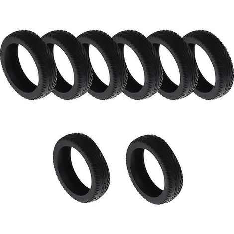 Lot de 8 housses de roues de valise, protections de roues en silicone -- (1/5)