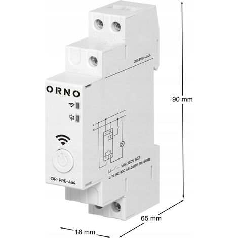 Componente domotico orno astronomical timer 16A 230V (1/2)