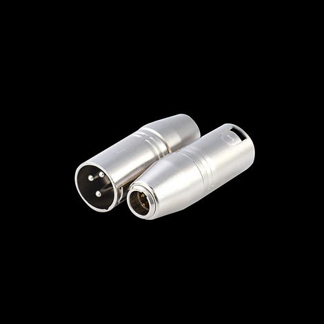 Microphone adapter: Mini XLR male 3-pin to XLR male to mini XLR (3-pin) (1/5)