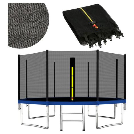 SPRINGOS Rete di sicurezza rete esterna per trampolino diametro 426 cm a 8 montanti rete anticaduta rete di ricambio accessori