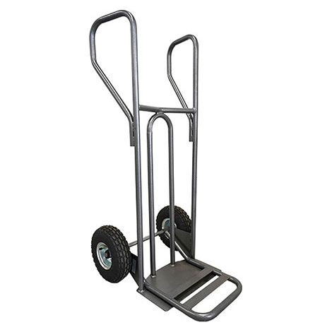 Sackkarre - Fester Schaufel 238x405mm - Tragfähigkeit 250kg - Luftbereifung - DVPF2-RG-BR
