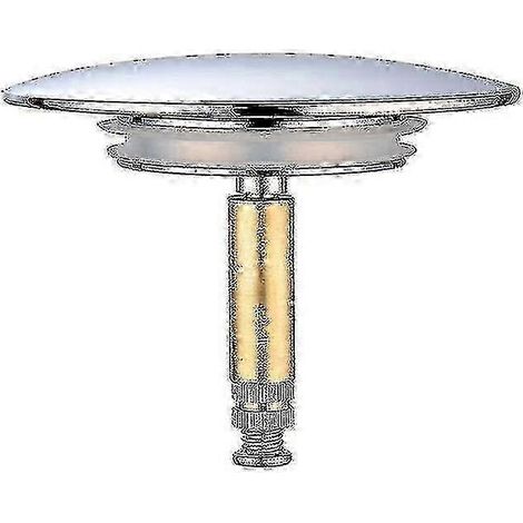 Bouchon de lavabo/baignoire universel Bette en laiton trempé, finition chromée, antirouille, double joint, réglable en hauteur 70 mm (2025). (1/5)