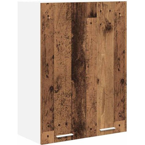 Mueble colgante con almacenamiento Madera vieja 60 x 31 x 80 cm vidaXL