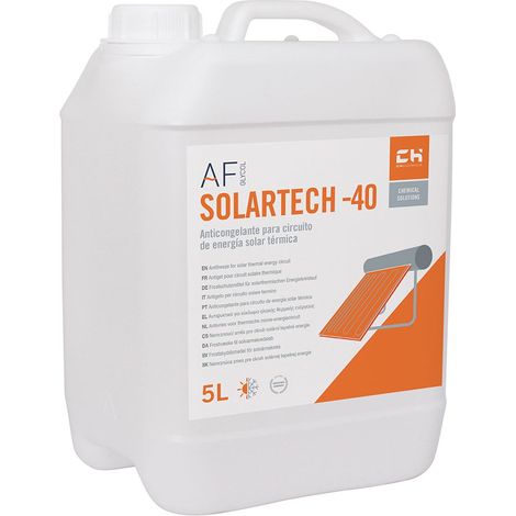 AF GLYCOL SOLARTECH -40 anticongelante refrigerante concentrado para energía solar térmica 5L