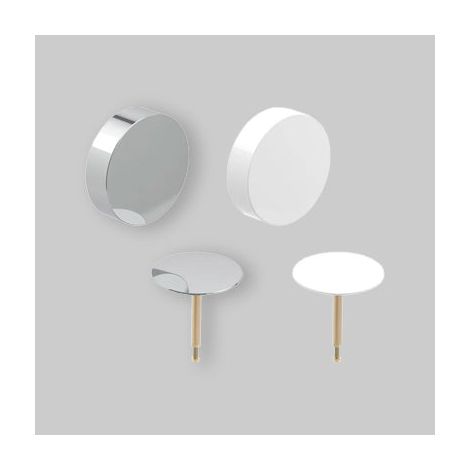 Geberit - Set di completamento per vasca da bagno, con comando girevole, d52, cromo lucido 150.281.21.1 (1/3)