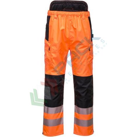Pantaloni ad alta visibilità estrema PW3 Arancione/Nero M - FR(42-44) - UK(32-34) (1/2)