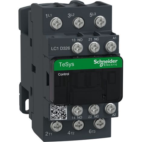 TeSys LC1D - contacteur - 3P - AC-3 440V - 32A - bobine 230Vca - LC1D326P7 (1/2)