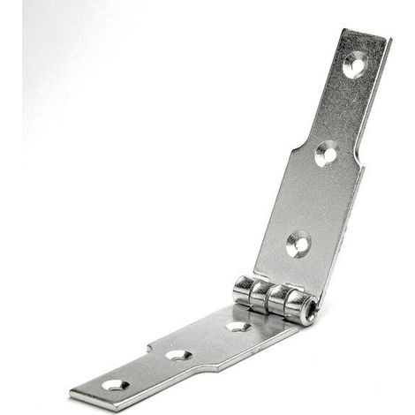 Hettich – Charnière à congé acier pour meuble – Longueur 50mm – Largeur 300mm – Finition zinguée – Fixation à visser
