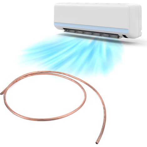 Tube souple en cuivre C1100 T2 de 2 m, pour climatiseur/réfrigérateur, diamètre extérieur 10 mm / diamètre intérieur 8 mm (1/5)
