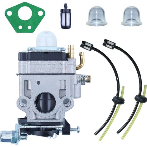 Kit carburatore universale per motore a 2 tempi da 43 cc, 47 cc, 49 cc e 50 cc, carburatore di ricambio da 15 mm, decespugliatore, scooter (1/4)
