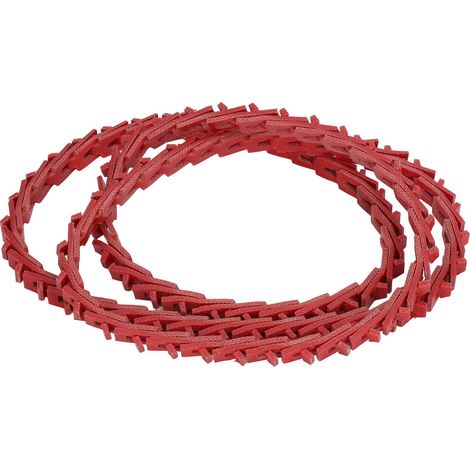 Courroie trapézoïdale Power Twist en PU, type A, longueur 5 pieds, courroie à maillons réglable pour tour et scie circulaire (1/5)