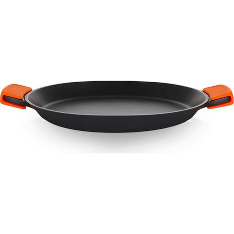 Orbegozo pda paellera de aluminio fundido - versatilidad y seguridad en la cocina - asas de silicona - antiadherente libre de pfoa - apta para todo tipo de fuegos - 4.3l de capacidad (1/4)