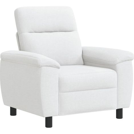 Divano Bianco 95 x 90 x 95 cm Tessuto vidaXL (1/5)