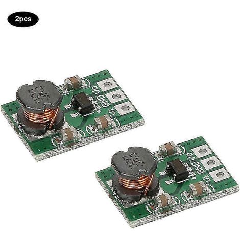 DC-DC-Abwärtswandlermodul 3,3–5,5 V auf 3,3 V fest, 2 Stück, Abwärtswandler für 18650 Lithium-Batterie, ND0533MA (ohne Pins) (1/4)