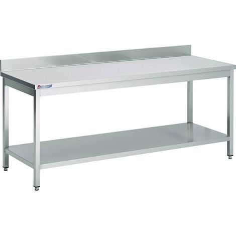 Table Adossee Avec 1 Sous-Tablette Prof. 800 - Prodirest