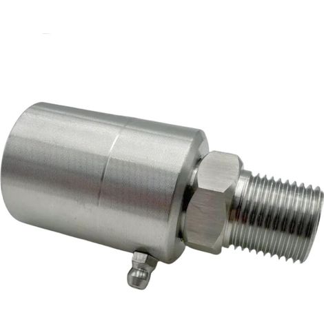 Joint rotatif haute pression 1/2" 5124-Ni MXF pour enrouleur de tuyau robuste et facile d'entretien - Joint en acier Mxf (1/5)