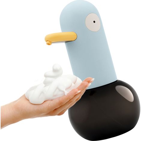Automatischer Seifenspender in Entenform, 400 ml, USB-aufladbar, Infrarot, IPX4 wasserdicht, mit luxuriöser Schaumbildung für Küche, Bad, Büro und Zuhause (1/5)
