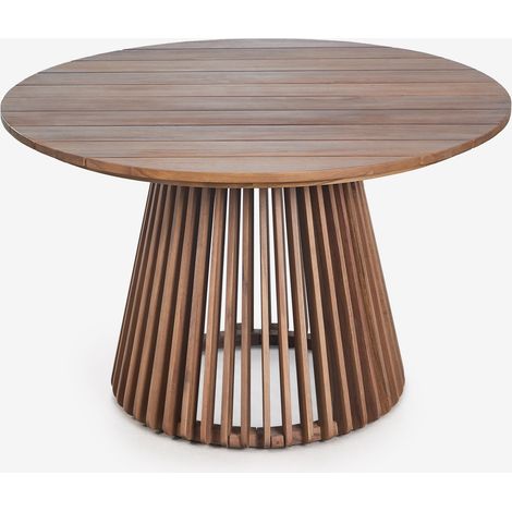 Tavolo da giardino rotondo Ø120 cm in legno di acacia Mura SKLUM            