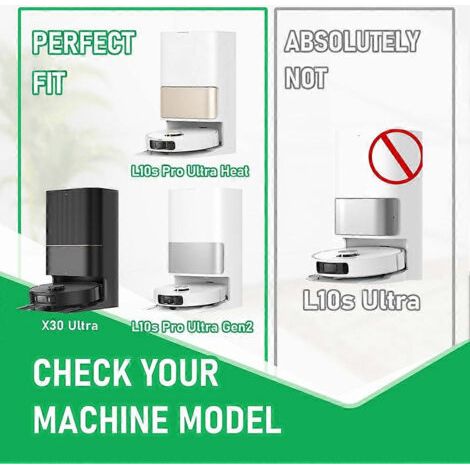 NALOOKAMIC Pièces de rechange pour aspirateur robot et laveur Dreame L10s Ultra Gen 2 / L10s Pro Ultra Heat / X30 Ultra / E30 Ultra (1/4)