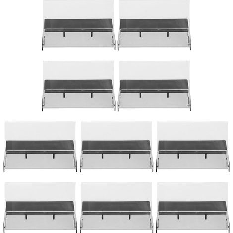 Boîtes à Cassettes Rétro Lot de 10 Étuis en Plastique Transparent Design Élégant pour Rangement Bandes Magnétiques et Accessoires (1/5)