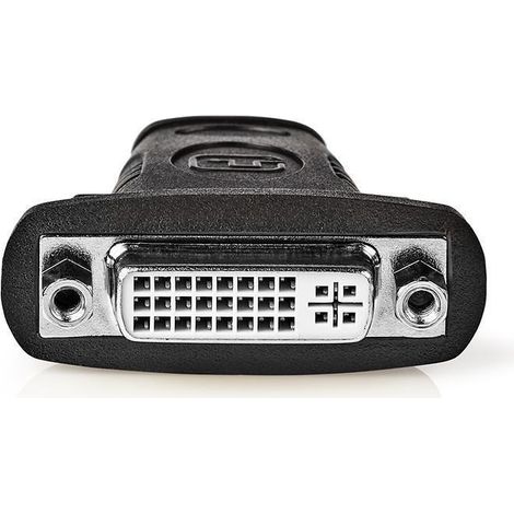 nedis CVGB34910BK adaptador HDMI negro acero inoxidable