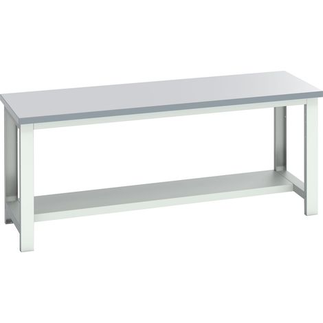 Bott 41003662.16V Cubio Bench with Half Shelf, ESD Laminate Clad Top 2000 x 750mm