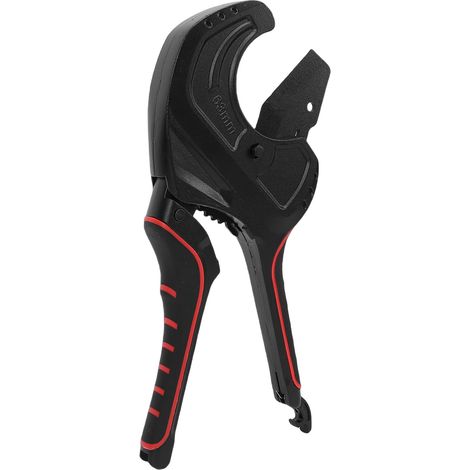 Coupe-tuyau en PVC coupé jusqu'à 63 mm, outil de coupe rapide à cliquet en aluminium robuste pour tuyaux en plastique PPR PE PEX, tuyaux de plomberie avec lame SK5 (1/5)