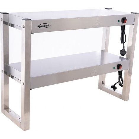 Etagère halogène chauffante 2 niveaux - Combisteel (1/5)