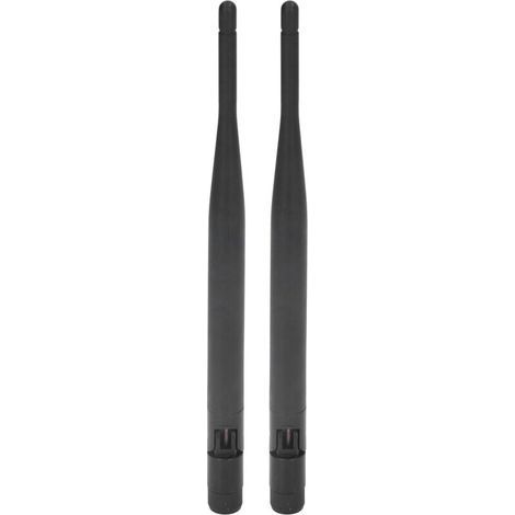 Antenne omnidirectionnelle 2 pièces, bâton pliable GSM GPRS 2G 3G LTE 4G pleine bande 5DBI à Gain élevé (1/5)