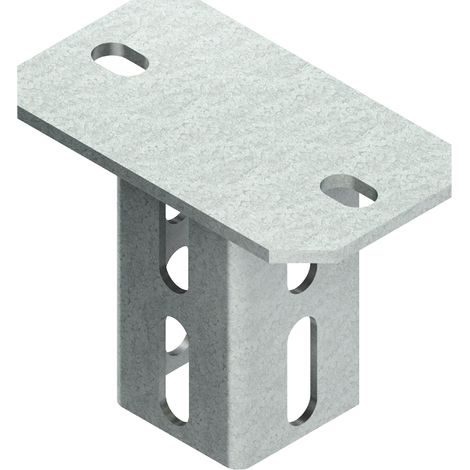 Placa de tornillos Niedax ku 5050 acero galvanizado perforación triple