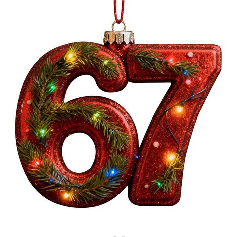 67 Amusant mème décoration de Noël, 2D plat suspendu décoration pour adolescents adultes humour amoureux de la nature,K (1/5)