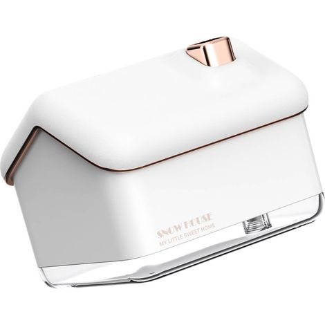 Mini-humidificateur neige USB, brumisateur nano avec veilleuse pour salon chambre, blanc (1/5)
