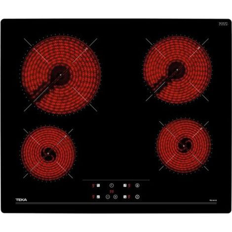 Teka TB PRO 6415 - Vitroceramica Independiente Radiantes 4 Zonas Coccion Ancho 60 Cm