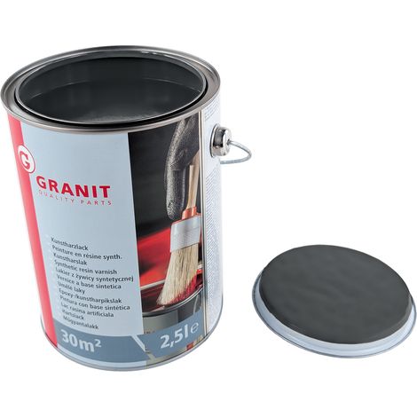Lack, Grau-Schwarz RAL 7021 Nopolux Wilckens Granit, 2,5 l Dose (1/2)