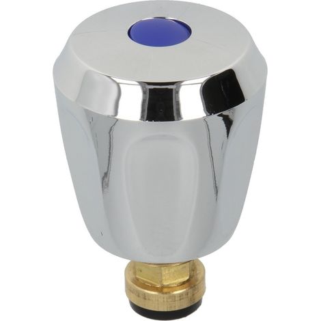 Tête sanitaire 3/8’’ chromée avec poignée électronique - bleu
