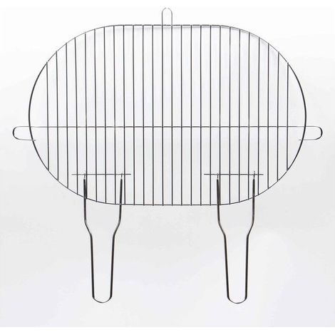 Einfaches Stahlgitter - 51x33 Holzgriff Centrale Brico
