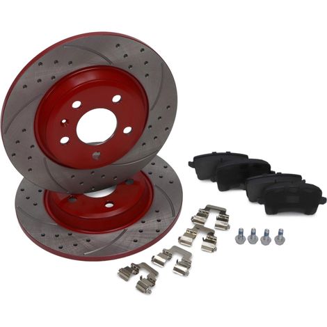 SET DISCHI E PASTIGLIE FRENO ANTERIORI BMW SPORT-EXTREME (1/5)