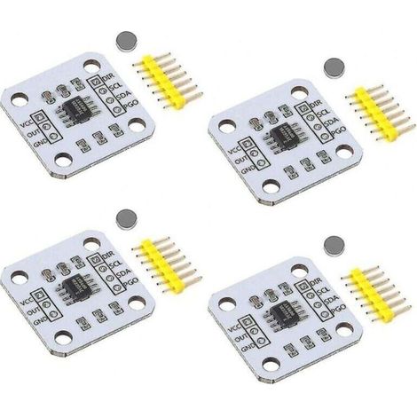 pièces As5600 encodeur magnétique Module de capteur de mesure d'angle d'induction magnétique 12 bits haut (1/4)