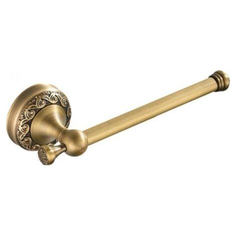 Wall Mounted Toilet Paper Holder, Retro Antique Brass Bathroom Roll Holder, Toilet Paper Holder with Cell Phone Holder (1/5)