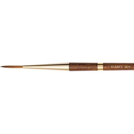 Pinceau - Rond long - Aquarelle - Isabey - Isaqua - 6233i - N°6 - Fibres synthétiques (1/3)