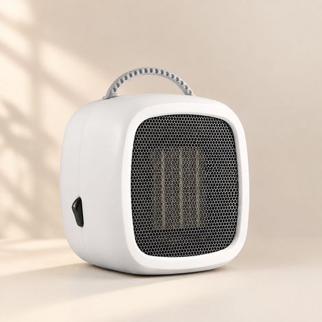 Enowelir Radiateur Électrique Compact Chauffage Rapide 2s Anti-Surchauffe Bureau Maison Atelier Blanc (1/4)