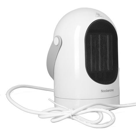 Chauffage d'appoint céramique oscillant portable avec bouton rotatif, chauffe-air électrique pour la maison et le bureau, prise UE 220 V (1/5)