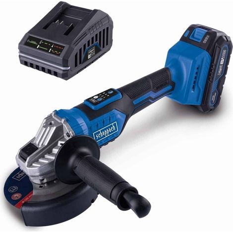 Akku-Winkelschleifer mit Starterkit 2Ah BC-AG125-X - SET S - SCHEPPACH