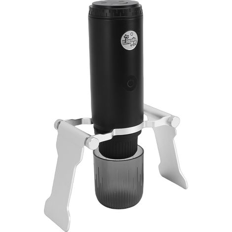 Cafetière Portable Sans Fil 19 Bars Compatible Capsules & Moulu Batterie 7800mAh Acier Inox pour Voyage Camping Bureau (1/4)