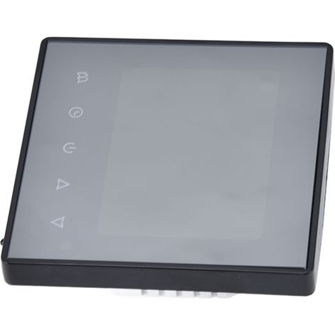 Thermostat intelligent multifonction programmable pour climatiseur, chauffe-eau et chauffage au sol AC220V Noir (1/5)