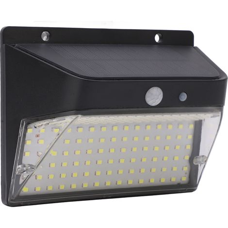 Hochleistungs-LED-Solarwandleuchte für den Außenbereich, wasser- und staubdicht (IP65), wasserdichte Solar-Zaunleuchte für Garten, Balkon und Terrasse (1/5)