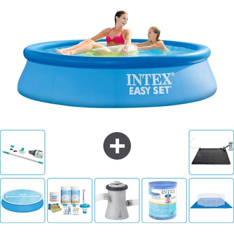 Intex Piscine Easy Set Ronde - 244x61 cm - 8-pièces S40437 (1/5)