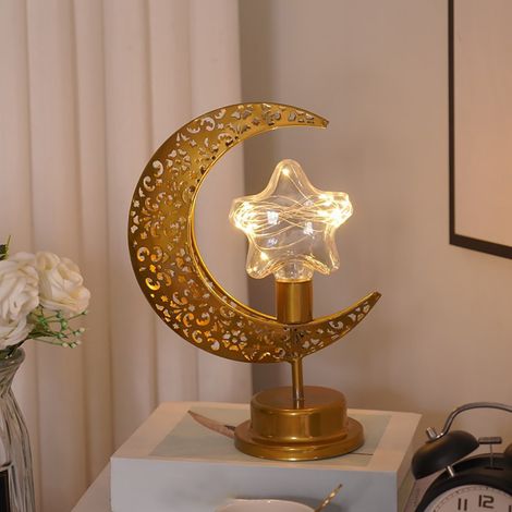 Lampe Boule - Lampe En Fer À LED - Décoration De Chambre Ou Salon - Pour Festival Musulman - 1 Pièce (1/5)
