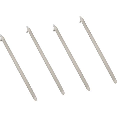 4 x Windbreak Tension Rods - Adjustable Straighten Stretch Bar (1/5)