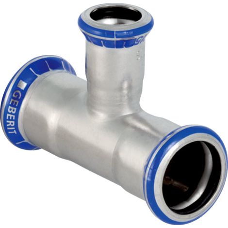 Geberit Mapress Acciaio inossidabile Raccordo a T ridotto, DN 25 / 15 / 25, dø 28 mm, 31210 (1/2)